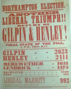 1868 General Election Results
